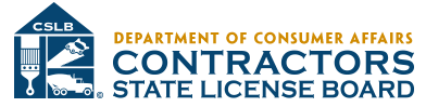 california state license board logo
